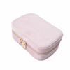 Velvet Portable Jewelry Box Square Necklace Storage Case Travel Jewelry Case  Rings Storage Case