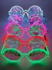 LED Disco Dancing Luminous Glasses Cool Kaleidoscope Technology for KTV Bar Electric Syllable Atmosphere Props Without