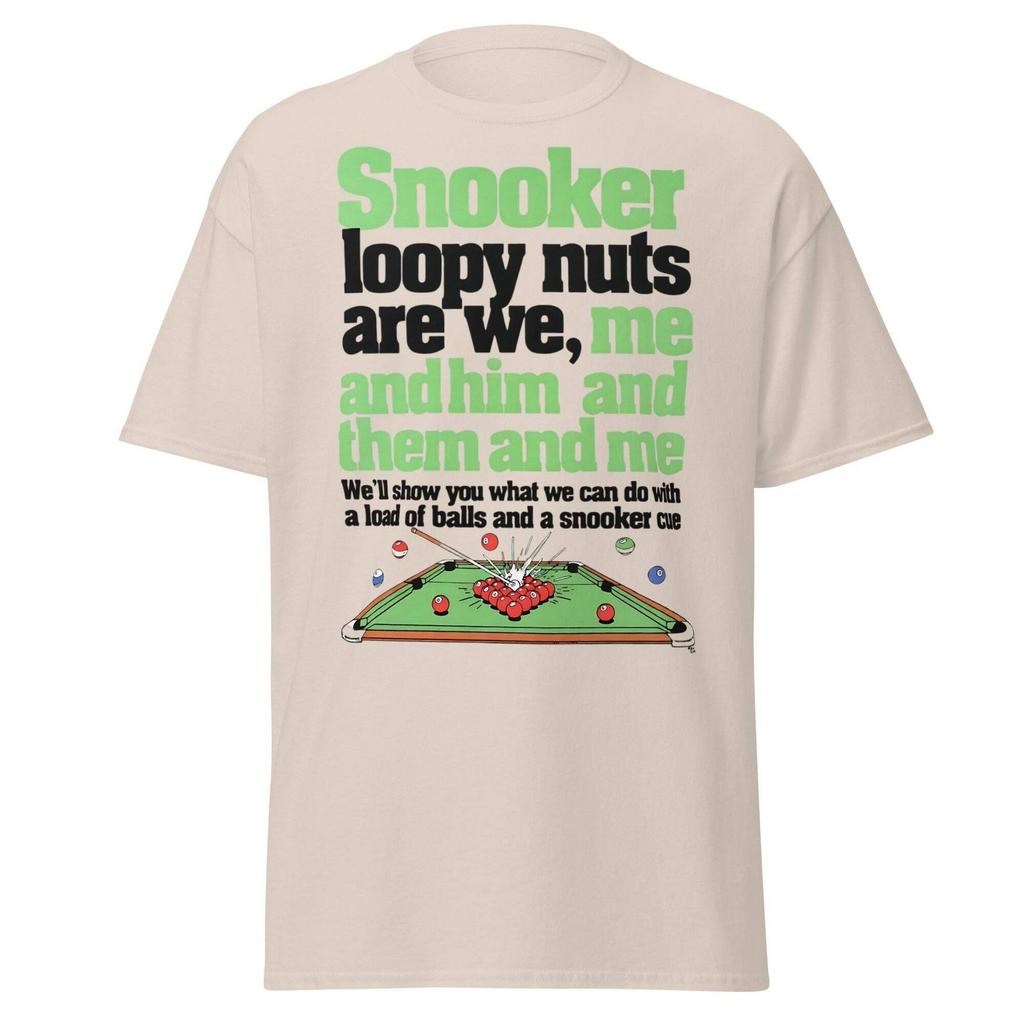 Snooker Loopy Nuts Retro Funny Snooker T-Shirt