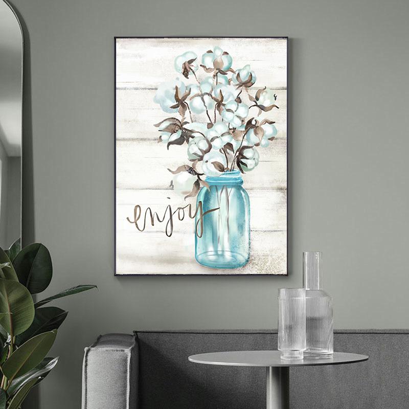 Eucalyptus Plant Flower Canvas Painting Wall Art Home Decor Wall Art for Living Room Home Decor