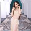 Belly Dance Palace Style Practice Dress Oriental Dance Practice Dress Sexy Set Long Skirt Strap Style