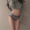5Pcs Mid Waist Simple Panties Letter Underwear for Women Comfortable Seamless Underwear  Girl