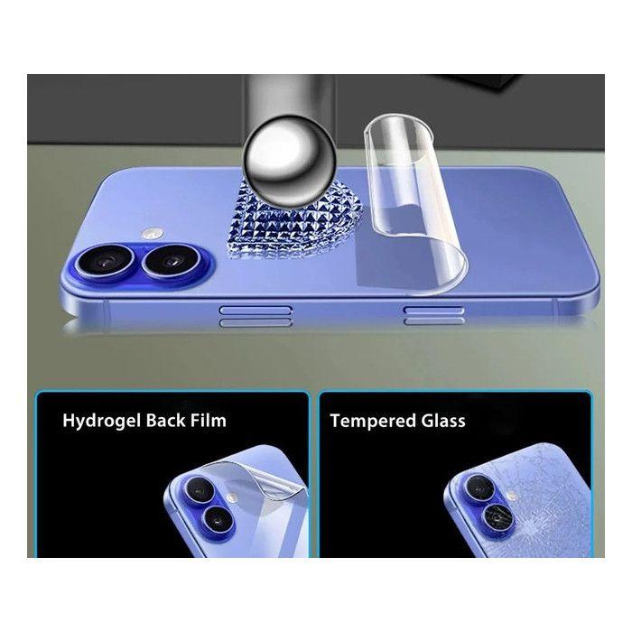 Protection hydrogel double face - AILIKA - Huawei Enjoy 70X Premium - Avant mat gaming - Dos transparent - Anti-trace