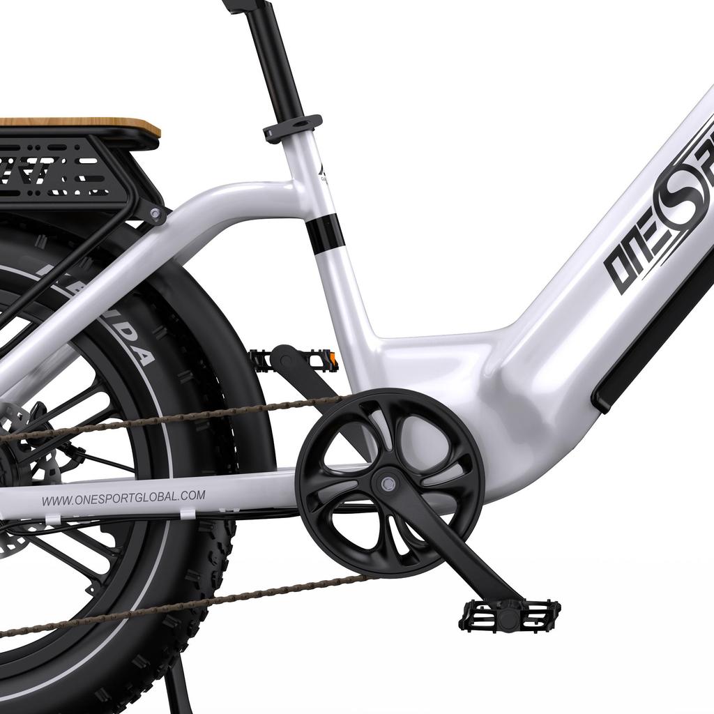 Electric bicycle ONESPORT OT08, 500W motor, 48V 18AH battery, top speed 25 km/h, cruising range 90km, 20*4.0 inch tires