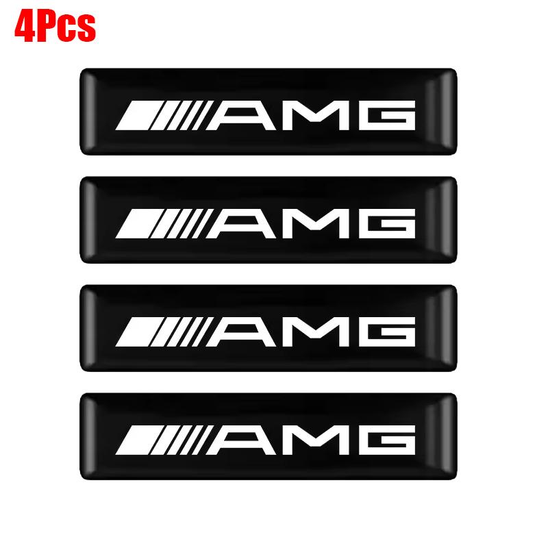 3D Epoxy Personality Mark Stickers Car Interior Exterior Decoration Sticker For Mercedes Benz AMG W205 W204 W206 W213 W212 W211