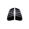 Gloss Black MK4 Rear Side Louvers for '97-'06 VW Golf 4 Triangle Window Decoration.