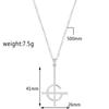 Таинственный крест-призрак, ключ судьбы, кулон, ожерелье, панк-крест, цепочка вурдалака, браслет-призрак Grucifix, почетный Папа, ювелирное изделие, подарок
