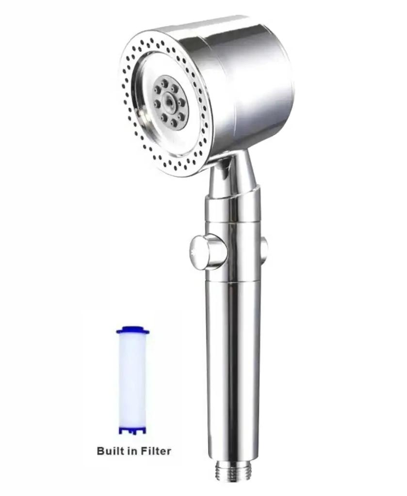 5 режимов душевая лейка-бустер с массажной щеткой, водосберегающая, высокого давления, портативная, с фильтром для ванной, душевая лейка со шлангом и держателем