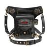 Punk Locomotive Waist Pack Unisex Moto & Biker Rivet Retro Chain Men Women Shoulder & Crossbody Bags