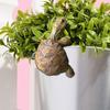 Tortoise Plant Pot Hanger Ornament Climbing Cute Craft Hanging Turtle Statue Flower