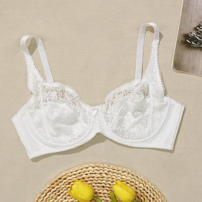 Женские бюстгальтеры больших размеров, кружевной бюстгальтер без косточек без поролоновой подкладки, тонкий бюстгальтер 75C-100C 80D-105D