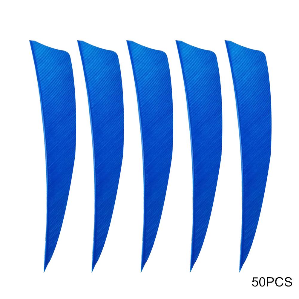 Right 50Pcs Turkey Wing 4inch Fletching Archery Arrow Feather Accessory Hunting