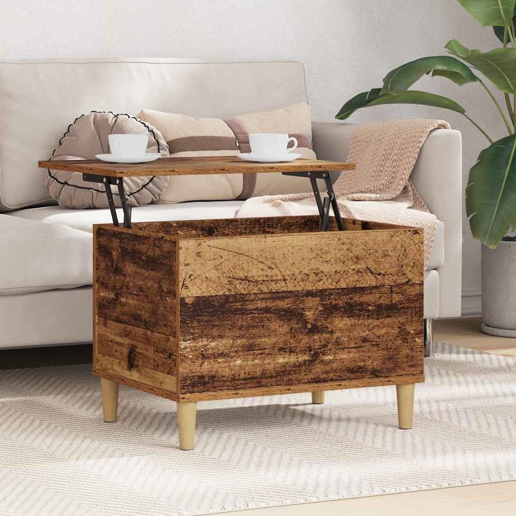 Nightstand Reclaimed Wood 60 x 44.5 x 45 cm Engineered Wood
