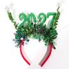 Sequin New Year Decorative Glasses Cute 2027 Number Hair Hoop Christmas Headpiece  Countdown Photos