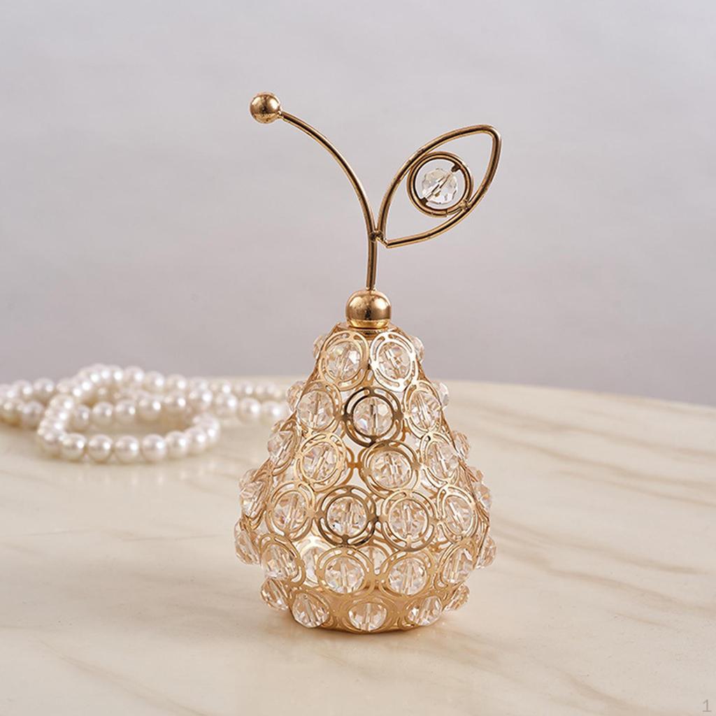 Fruit Statue Figurine Ornaments HandmadeRhinestone Collectibles for Living Room Bookshelf Entrance