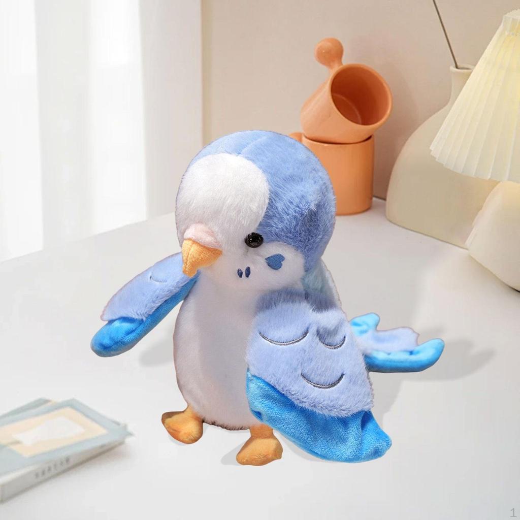 Parrot Hand Puppet, Interactive Bird Kids Gift, Doll for Counting Games