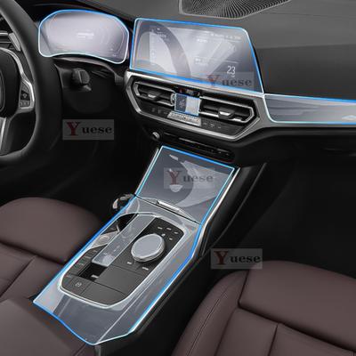Для BMW 3 серии 325 320 330 Автомобильные наклейки на салон Центральная консоль Сенсорный экран Приборная панель TPU Прозрачная пленка