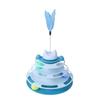 Interactive Cat Amusement Plate Tower Plastic Cat Turntable Roller Balls  Pet Relieves Boredom