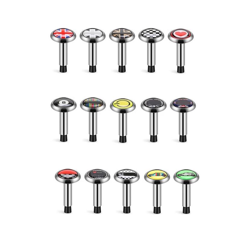 2Pcs Car Door Safety Metal Bolt Door Lock Button Pin Decor For d333 COOPER S One JCW F53 F54 F55 F56 F60 R50 R55 R56 R57 R60 R61 333d