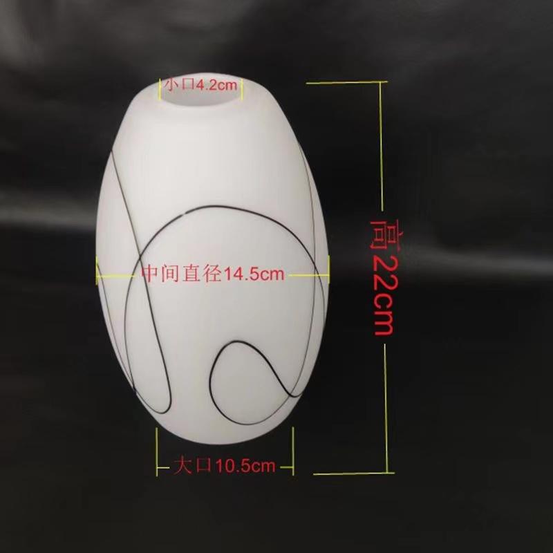 E27 Glass Lamp Currency Vintage Cover Lamp Shade Replacement Glass Lampshades for Desk Lamp Table Lights Bedroom Study Room