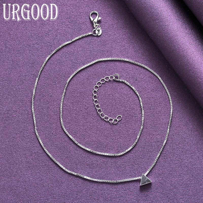 Ожерелье в форме сердца из стерлингового серебра 925 пробы