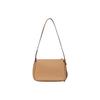 Tory Burch Romy Zipper Closure Adjustable Shoulder Strap Mixed Material Tote Shoulder Bag Small Women Bags Tiramisu 176674-227