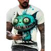 Summer Fashion Cartoon Ctue Little Monster Graphic T-shirt For Men New Trend Casual 3D Printed Round Neck Short Sleeve Tees Tops