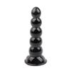 Hitasi Extra Thick Anal Plug Anal Plug Anal Stopper Strange Pagoda Shape Made of TPE Anal Beads with Suction Cup 5 Connected Beads SM Goods Dildo