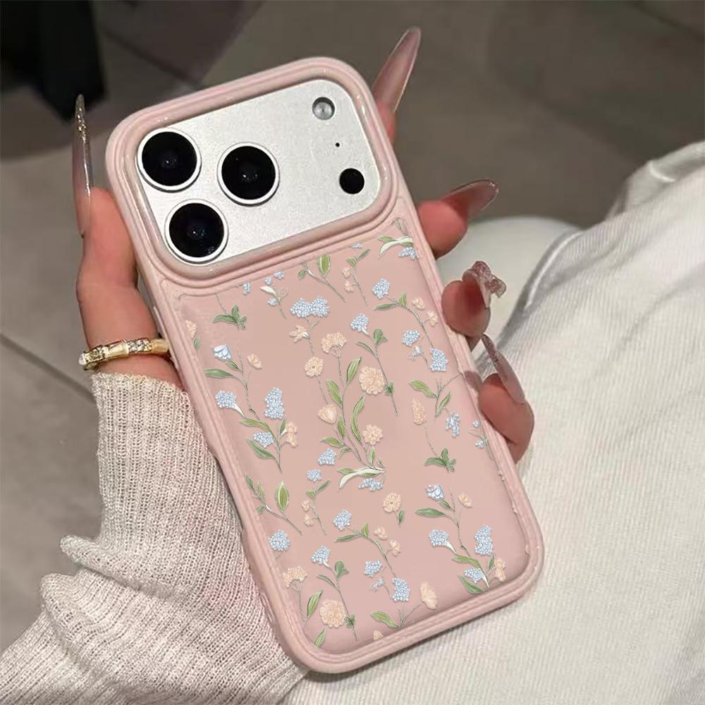 Oil Painting Flowers Phone Case For IPhone 17 17Air 15 16 Pro Max 14 Plus 13 12 11 Pro Max Soft Phone Cover Cases Funda Bumber