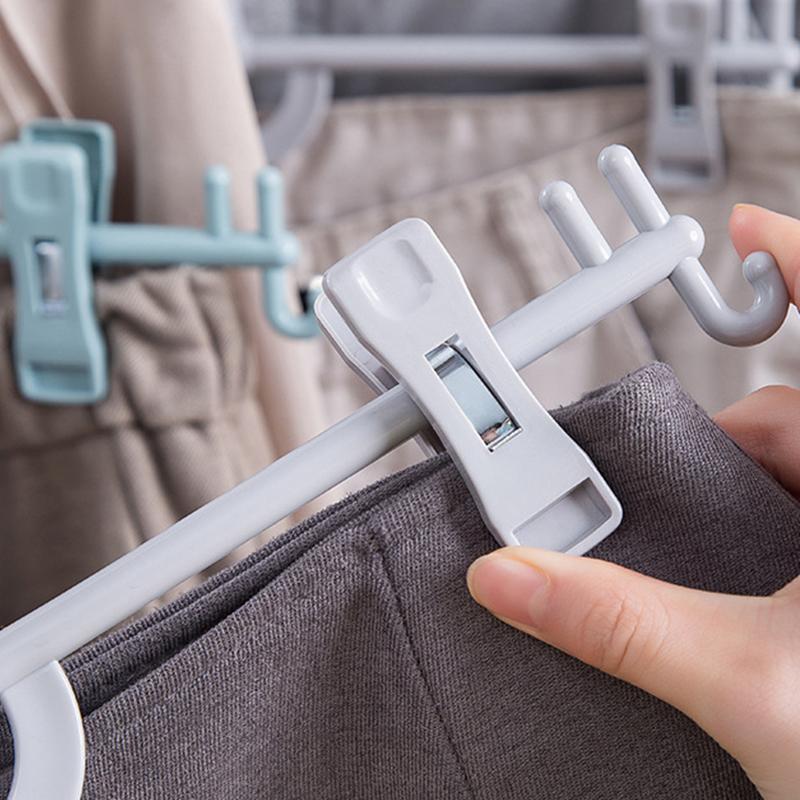Домашняя жизнь Брюки Юбка Брюки Домашнее хранение одежды Модная сушилка с зажимами Tudung Противоскользящая полезная вешалка для хранения одежды Уникальная