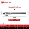 Tiangong 3.175 Engraving Knife: Single-Edged Spiral CNC Milling Cutter Tool Head