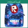 Прочный холщовый рюкзак Roblox для мальчиков со звездным дизайном и вместительным отделением