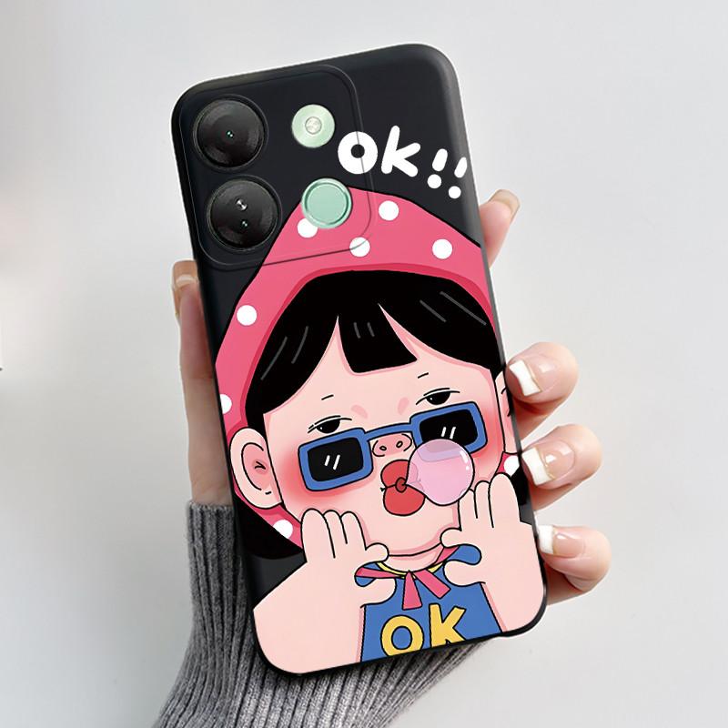 Милый Чехол Для Infinix Smart 7 HD / Smart 7 Plus Fundas Coque Печатный Корпус Защитная Крышка Мягкий Силикон Мультяшный Чехол для Телефона