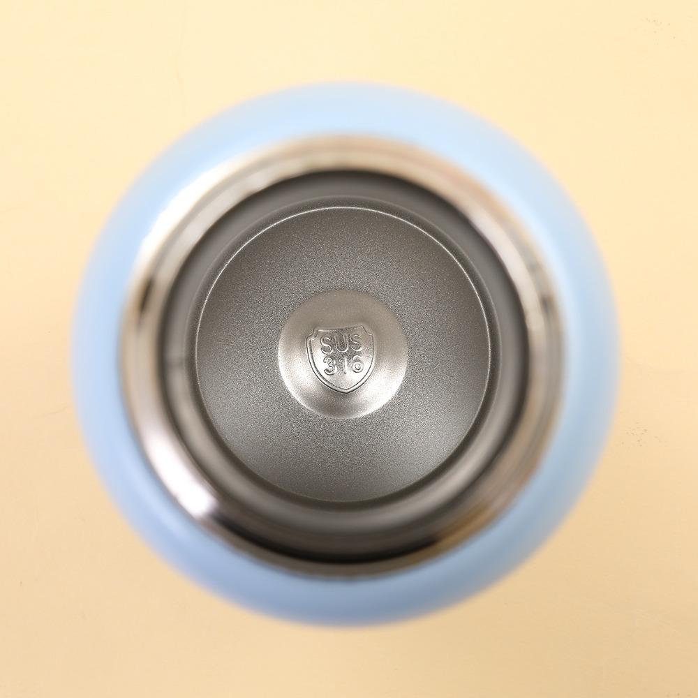 Pop-up Lid Children Thermal Cup 500ml Vacuum Mug Leakproof Insulated Cup  Student