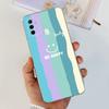 Для Oppo A53 Чехол Oppo A53s CPH2139 Стильный Расписной Чехол Прозрачный Силиконовый Чехол для Телефона Для Oppo A53 A 53 s OppoA53 Мягкие Fundas Capa