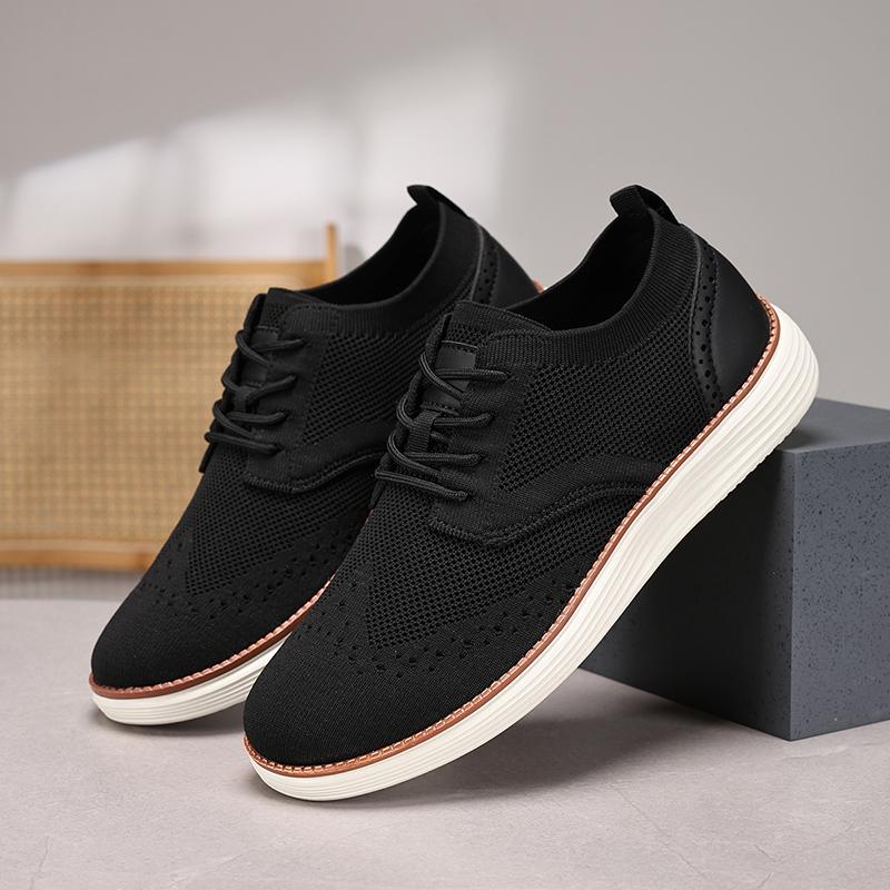 New Men'S Casual Sneaker Outdoor Comfortable Lightweight Jogging Summer Breathable Walking Mesh Soft Soled Sneaker Shoes