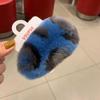 Autumn and Winter Clip Furry Hairpin Korean Super Fairy Plush Hair Accessories Rex Rabbit Fur Super Cute Fur BB Side Clip