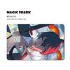 Модная лазерная голографическая блестящая пленка-наклейка Skin Sticker Cover 'Волшебная акула' для банковской дебетовой кредитной карты