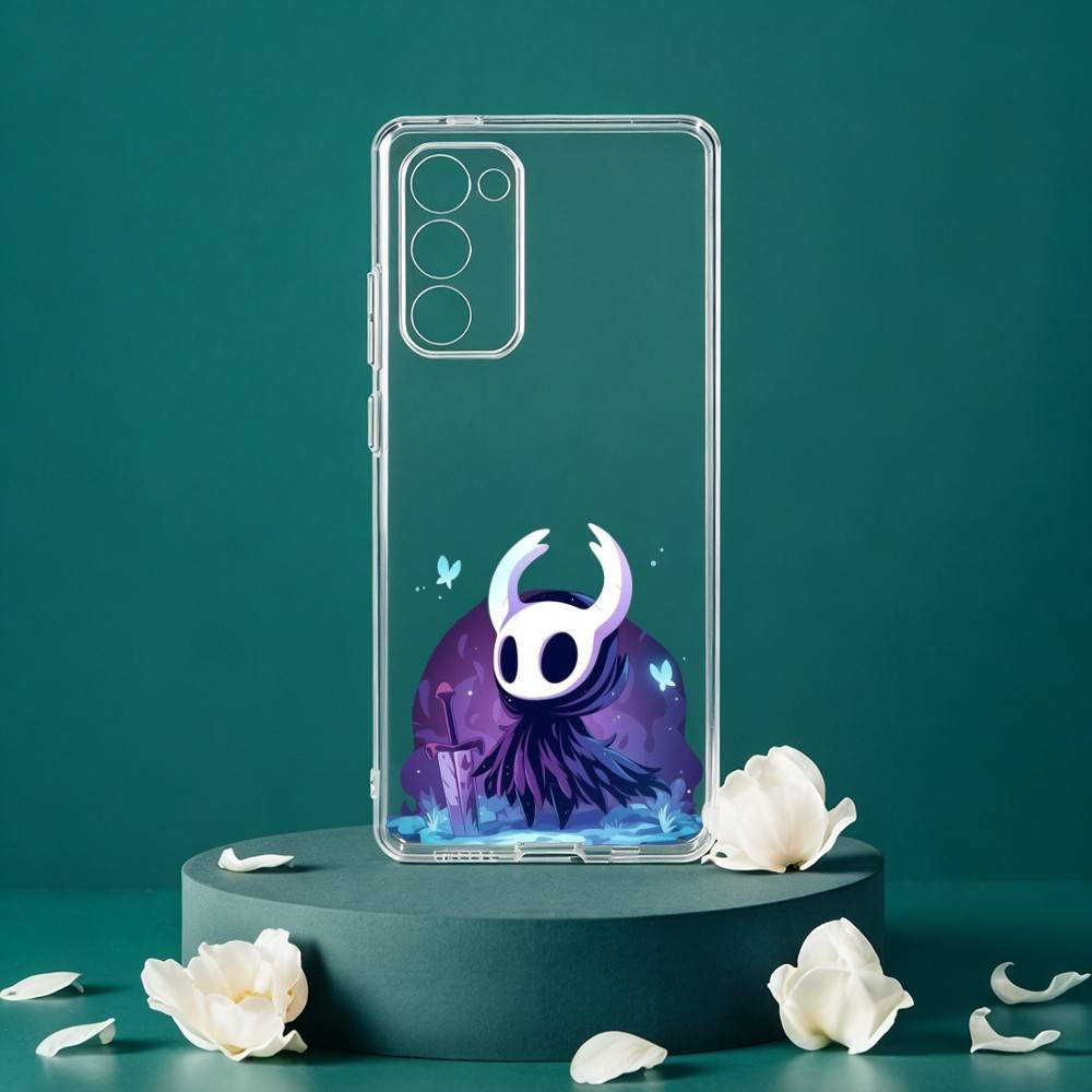 H-Hollow K-Knight Чехол для телефона Samsung Galaxy S24 S25 S23 S22 S21 Plus S24 S25 Прозрачный чехол-обложка