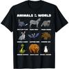 Animals Of The World Gift Tee Funny Rare Animals Memes T-Shirt