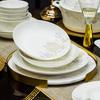 Элегантный фарфоровый столовый сервиз Jingdezhen на 60 предметов