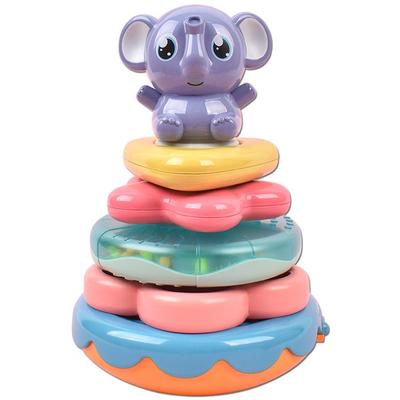 Музыкальное кольцо Oz Toy Elephant, складывающееся корейские детские игрушки
