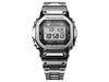 Casio Мужские кварцевые часы GMW-B5000D-1 из нержавеющей стали, водонепроницаемые до 200 м, ударопрочные