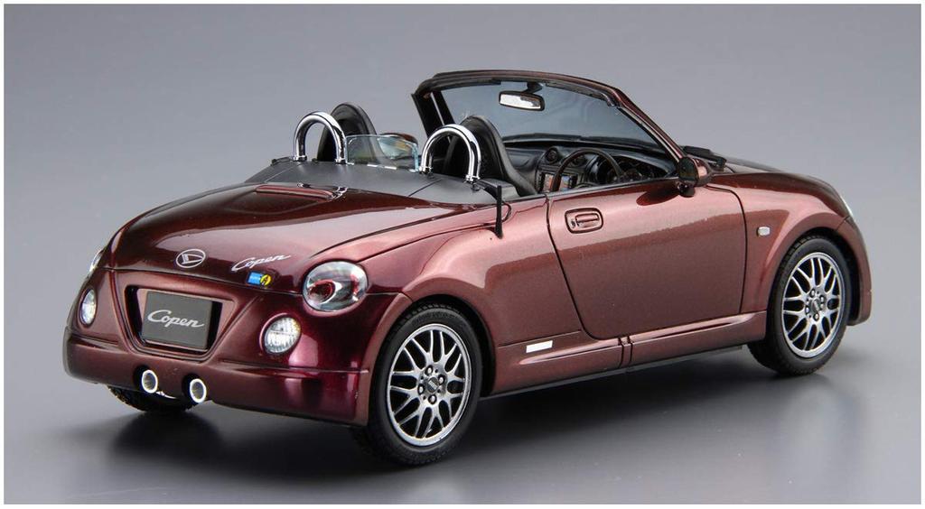 AOSHIMA Модель автомобиля серии Daihatsu L880K Copen Ultimate Edition 2006 Пластиковая модель 1/24 № 19