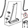 Genuine Honda Left Center Pillar Lower Garnish for Odyssey, Part Number 84171-SLE-J01ZA