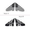 For Tesla Model S 2014-2025+ PVC Car Rear Triangular Window Glass Decorative Sticker Exterior Accessories