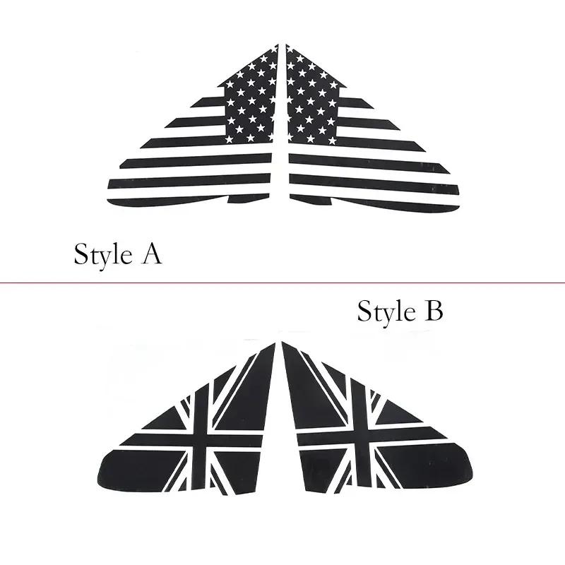 For Tesla Model S 2014-2025+ PVC Car Rear Triangular Window Glass Decorative Sticker Exterior Accessories
