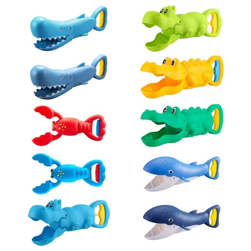 Robot Claw Beach Toy Cartoon Sand Shovel Hand Ability Training Sand Clamp Toy for Children Kids Beach Toy Party Supply