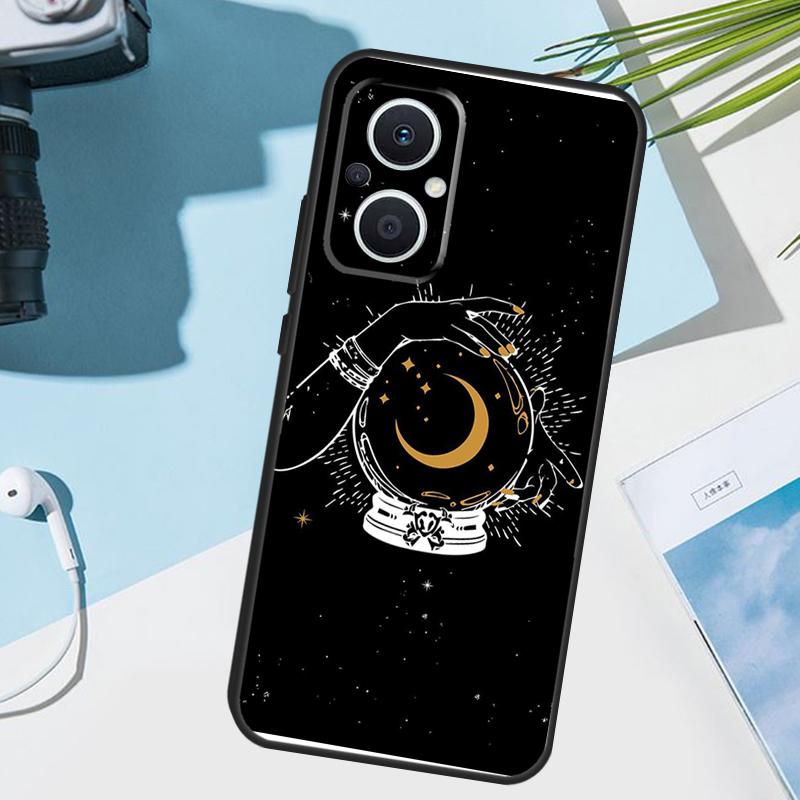 Лунное Полнолуние Колдовской Таинственный Тотем Чехол Для OPPO Reno 14 F 13F 12F 11F 10 11 12 13 Pro 7 8 Lite Чехол OPPO Find X9 X5 X6 X8 Pro