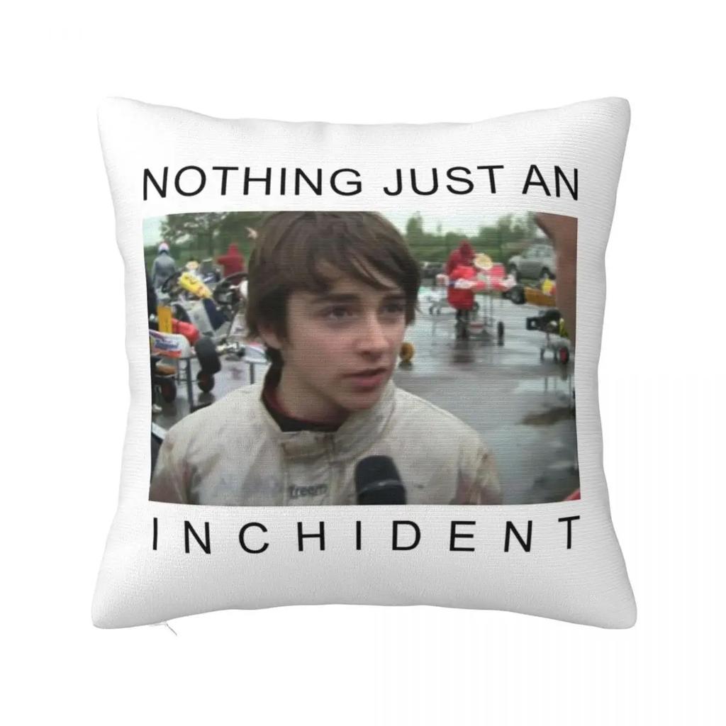 Charles Leclerc Inchident Motor Sport Pillowcase Printed Cushion Cover Decoration Throw Pillow Case Cover Sofa Dropshipping 18''